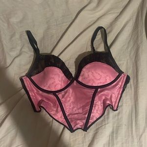 Pink corset